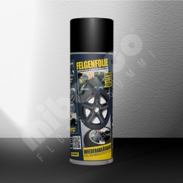 Felgenfolie Spray - schwarz matt - Einzeldose  