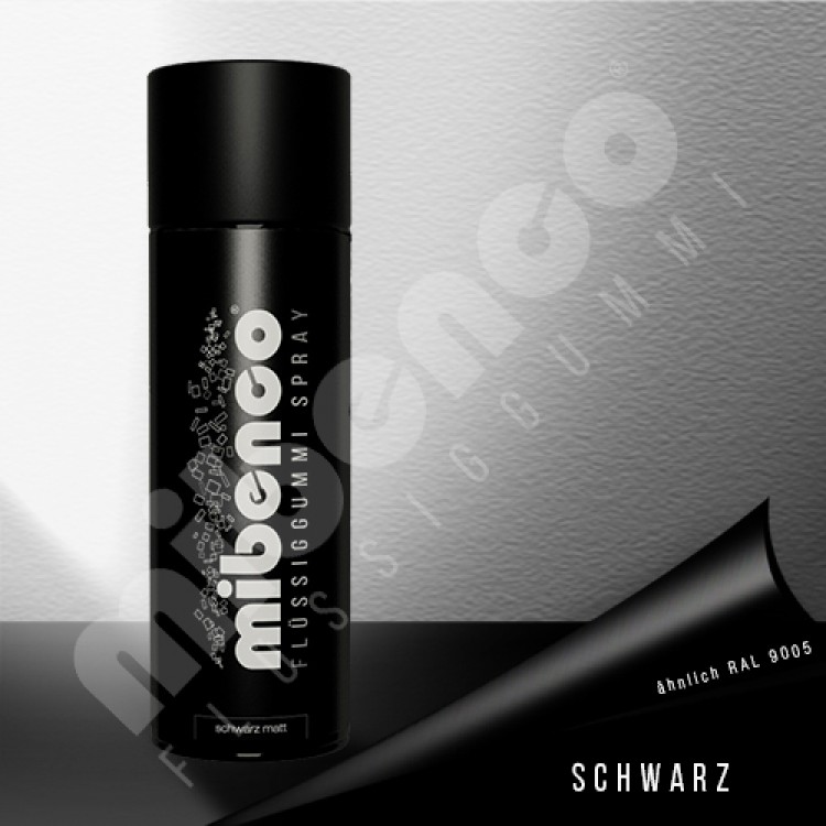 mibenco Spray - schwarz matt